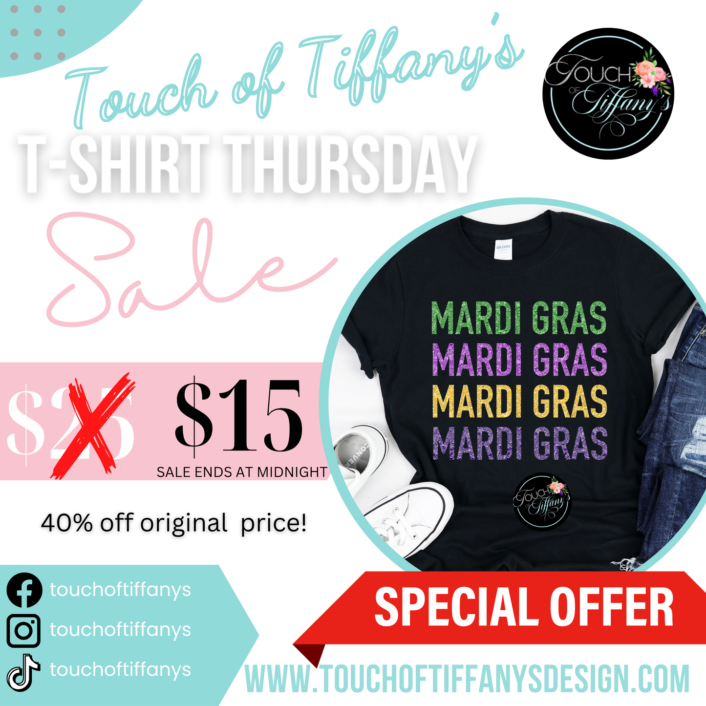 T-Shirt Thursday- Mardi Gras Edition