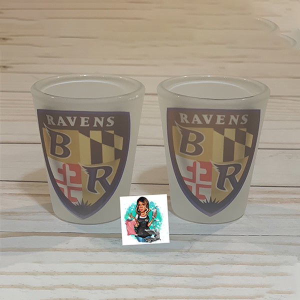 1.5 oz Custom Ceramic Shot Glass, Personalized Shot Glass