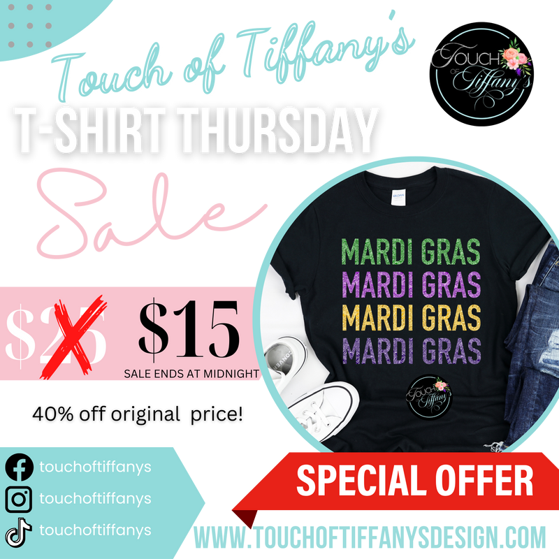 T-Shirt Thursday- Mardi Gras Edition