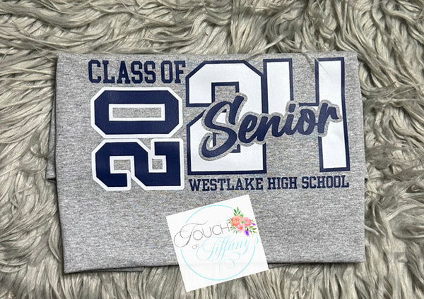 Class of 2024 Senior w/school name